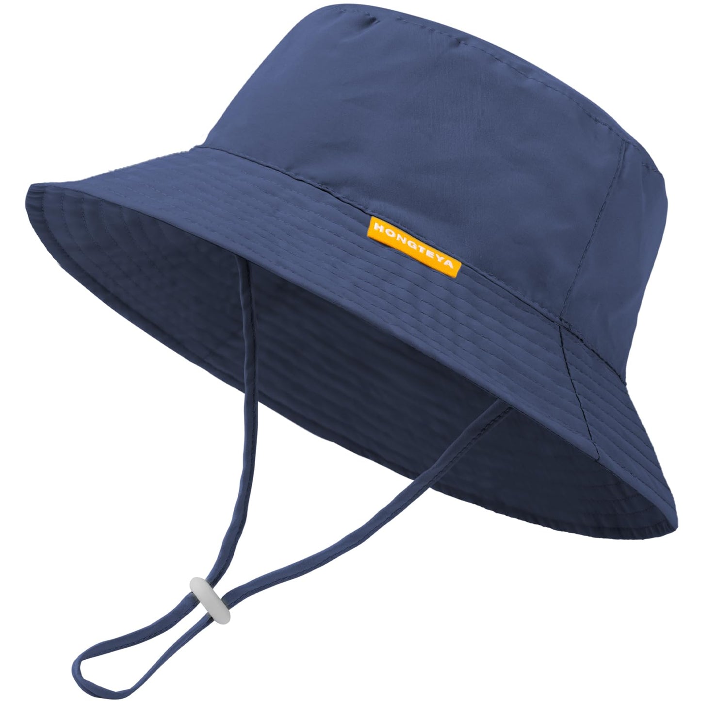 HONGTEYA Baby Sun Hat Kids Summer UPF 50+ Toddler Bucket Hat Wide Brim Adjustable Beach Hats for Boys Girls Age 0-6 Years
