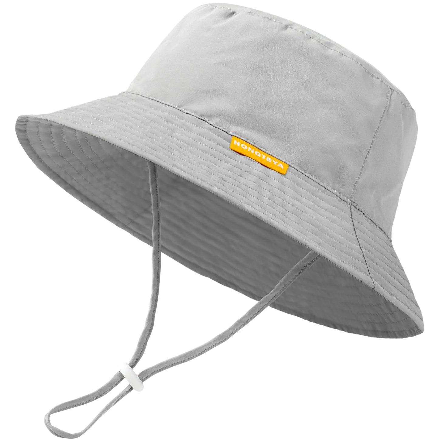 HONGTEYA Baby Sun Hat Kids Summer UPF 50+ Toddler Bucket Hat Wide Brim Adjustable Beach Hats for Boys Girls Age 0-6 Years