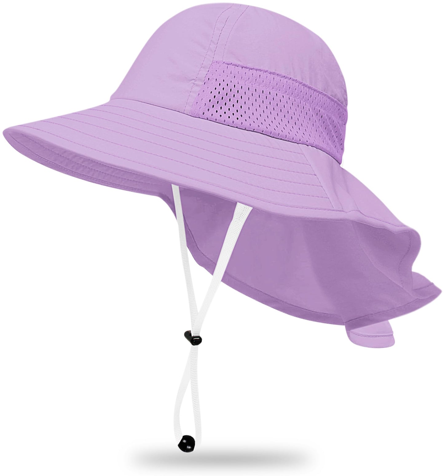 HONGTEYA Toddler Baby Sun Hat Kids Summer UPF 50+ for Boys Girls Adjustable Beach Hats with Bucket Wide Brim Age 1-7 Years