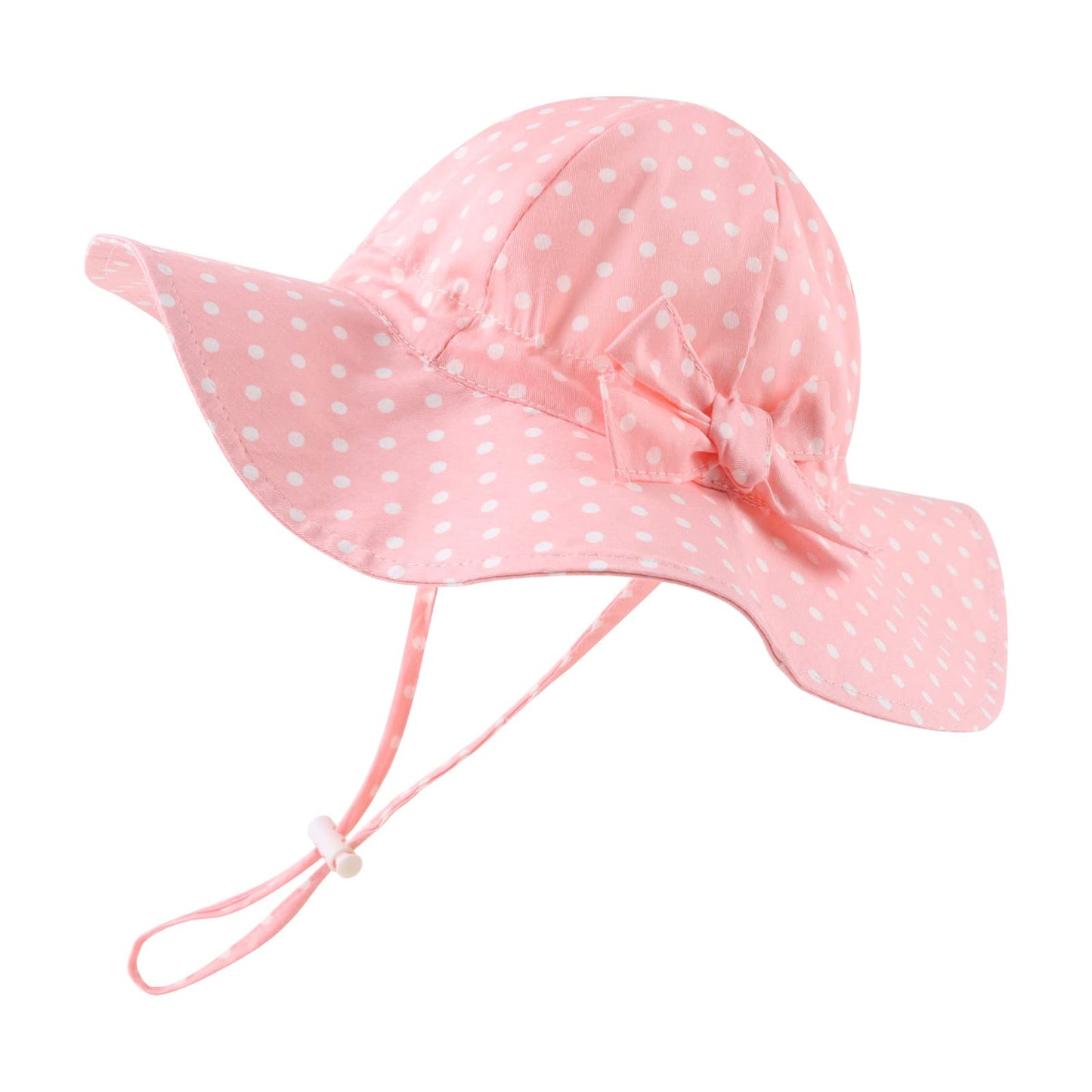 HONGTEYA Bow Baby Girls Bucket Hat Infant Toddler Summer Cap Sun Protect Kids Hat for Girls