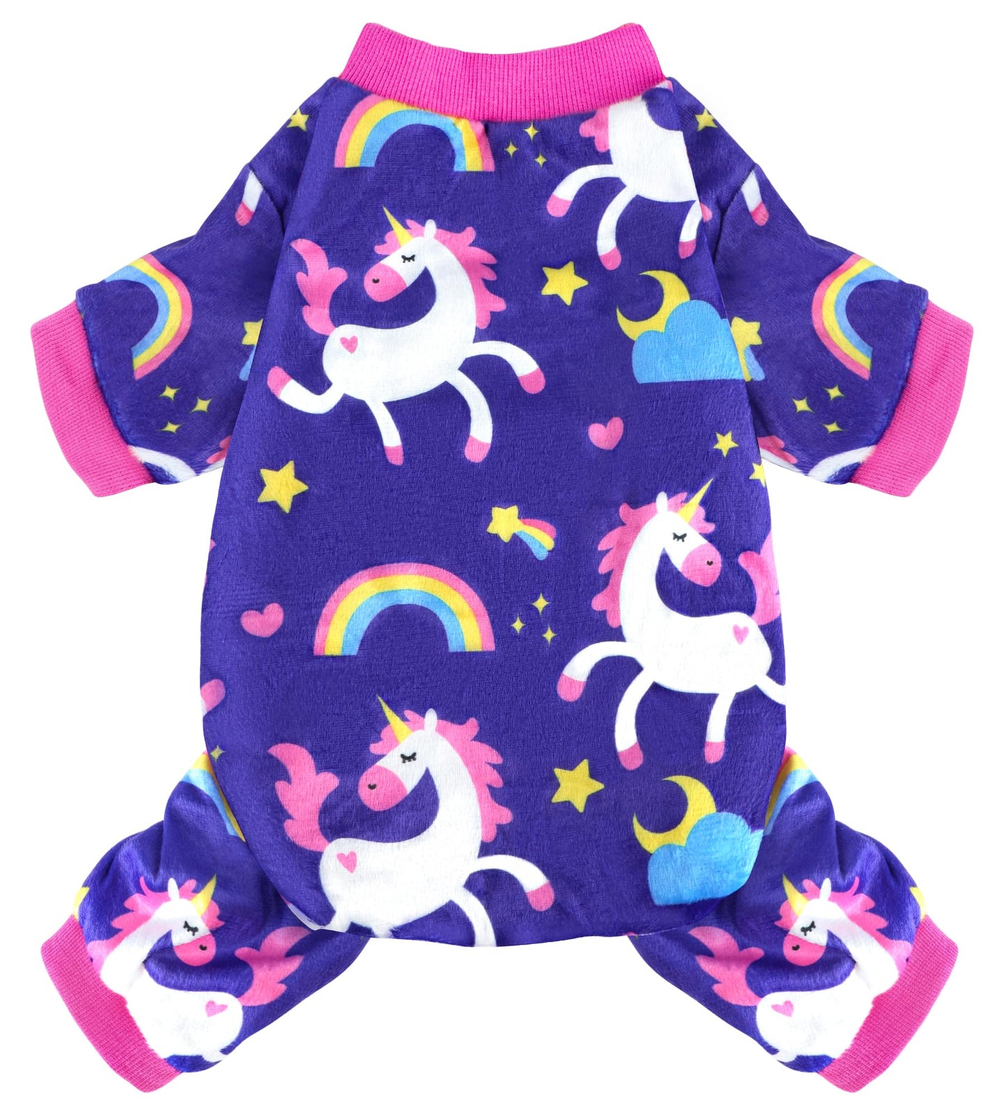 HONGTEYA Dog Easter Outfit Dog Pajamas Soft Lightweight Velvet Dog Onesie Easter Dog Clothes for Small Medium Large Pet Dogs Cats