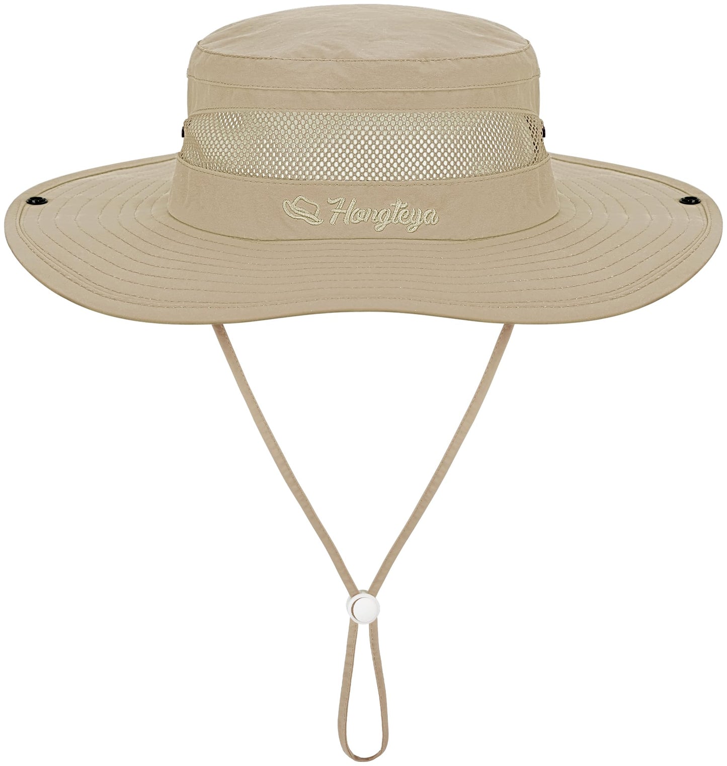 HONGTEYA Kids Sun Hat Summer UPF 50+ Outdoor Bucket Hat for Boys Girls Wide Brim Kids Hiking Beach Camping Hat 5-13 Years