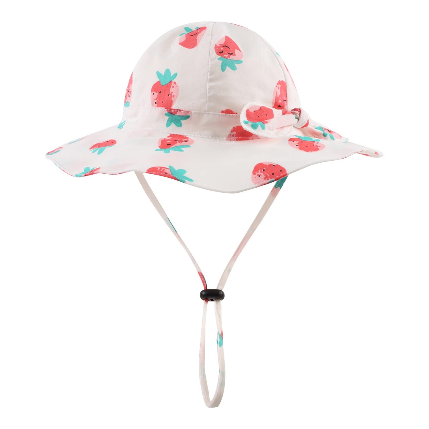 HONGTEYA Bow Baby Girls Bucket Hat Infant Toddler Summer Cap Sun Protect Kids Hat for Girls