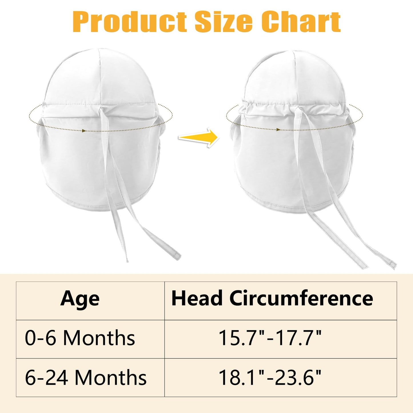 HONGTEYA Baby Sun Hat with Breathable Mesh, UPF 50+ Cotton Adjusrtable Unisex Toddler Sun Hat for Summer Beach Swim