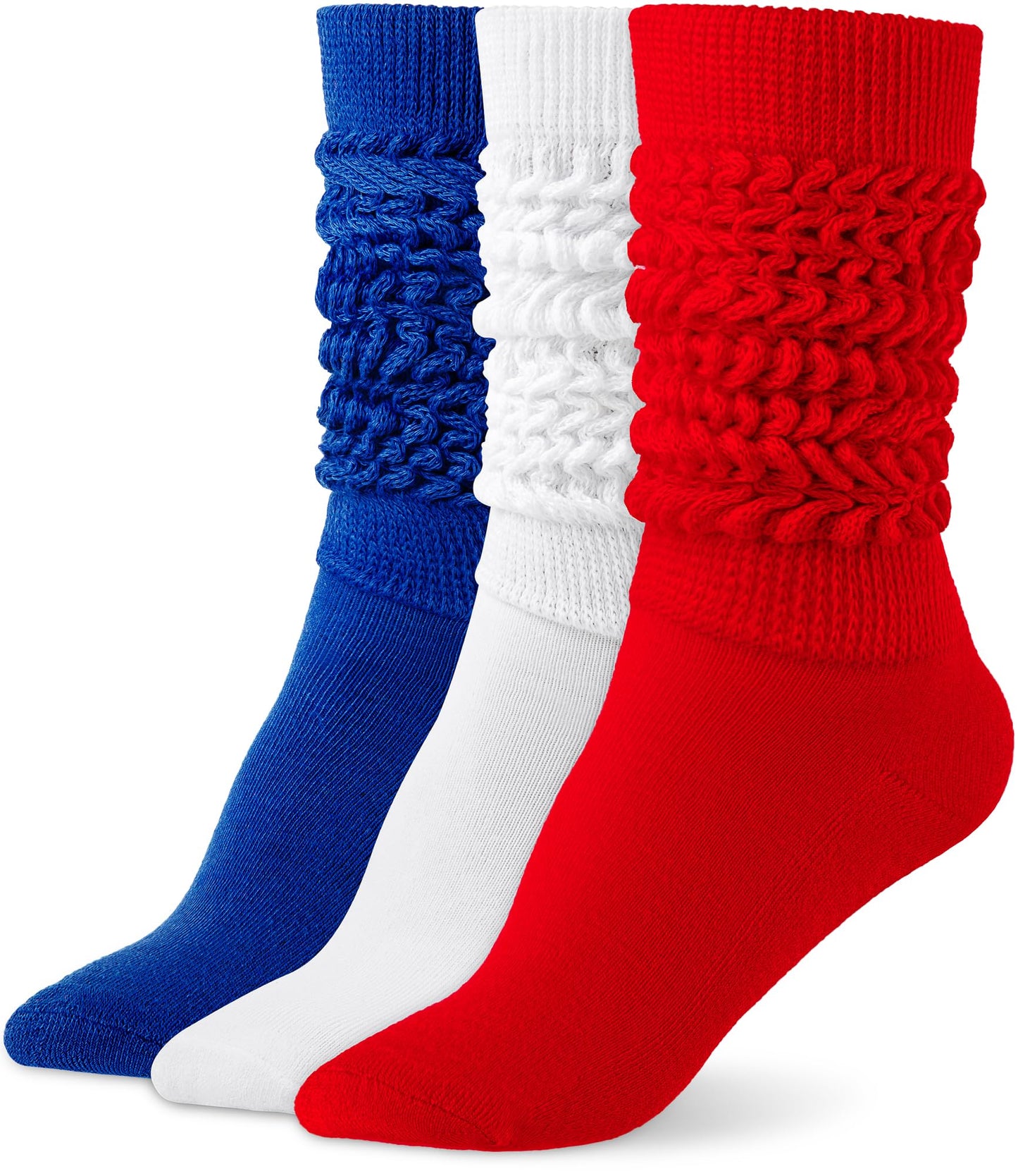 HONGTEYA Slouchy Socks for Women Slouch Scrunch Knee High Boot Socks Soft Long Socks Cozy Crew Socks Leg Warmers