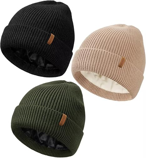 Kids Plush-Lined Knit Beanie