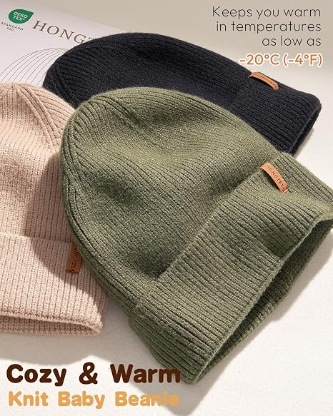 Kids Plush-Lined Knit Beanie