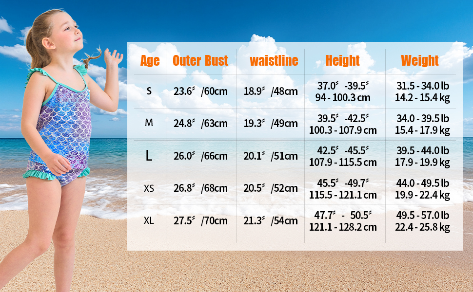 HONGTEYA 3 Pcs Girls Long Sleeve Swimsuit Rash Guard Swimsuit Quick Dry Tankini Bathing Suits Girls' Swimwear 3-9 Years