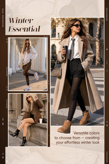 Honey Thermal Footless Tights