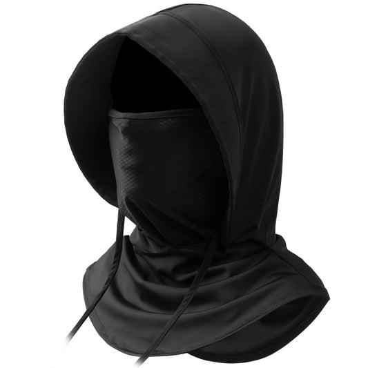 HONGTEYA Summer Balaclava Ski Mask with Breathable Mask, Sun UV Protection Hood for Men & Women Fishing Cycling Running